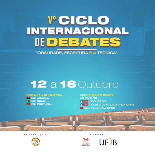 V Ciclo Internacional de Debates 12 a 16 de outubro 2020
