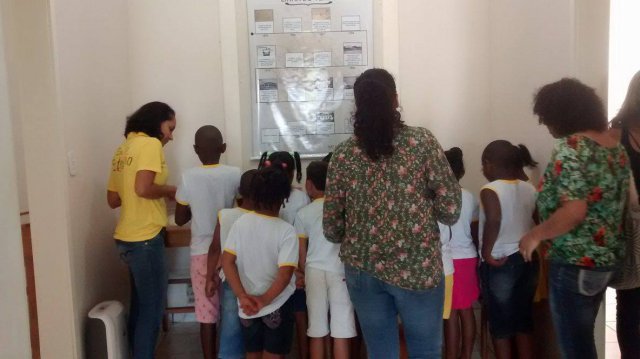 Visita guiada com os alunos do 2º ano da Escola Joaquim de Medeiros