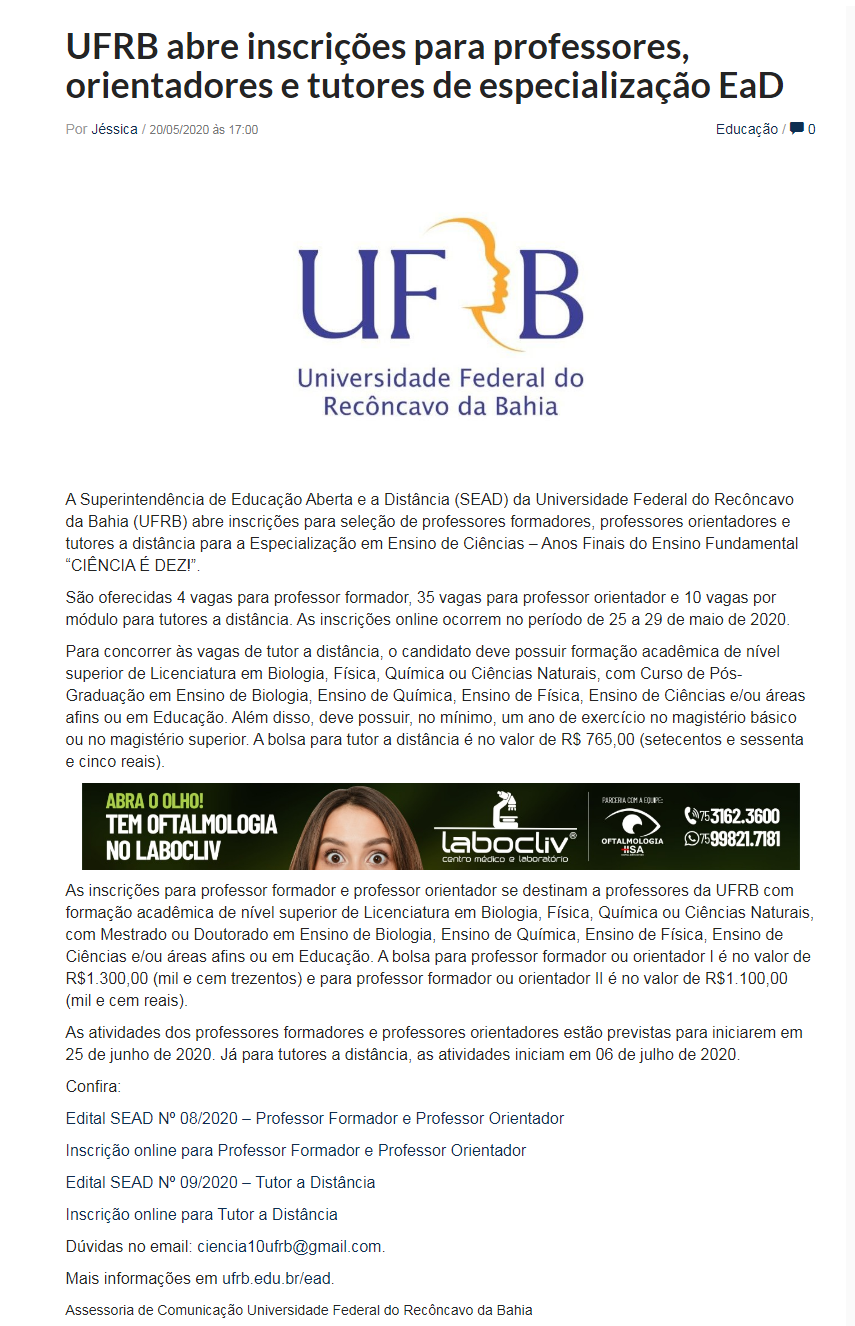 Pesquisadora da UFRB desenvolve jogo para famílias evitarem solidão dos  idosos durante o isolamento social, Bahia
