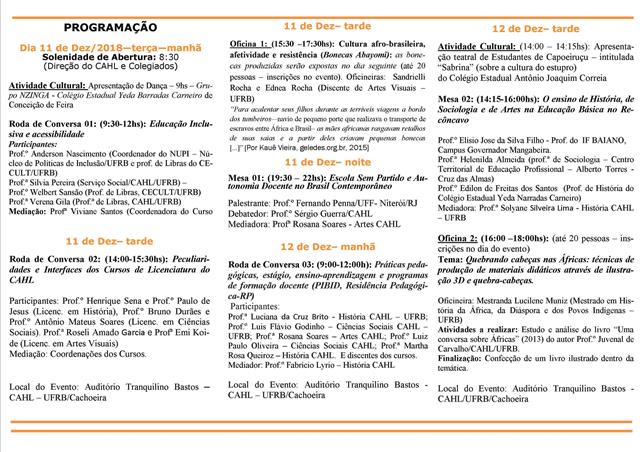 Folder Evento Diálogos das Licenciaturas do CAHL 2018 final parte 2 p site