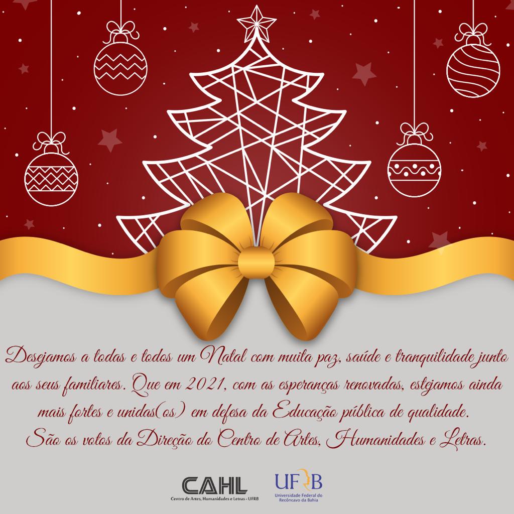 Mensagem Natalina Direção CAHL