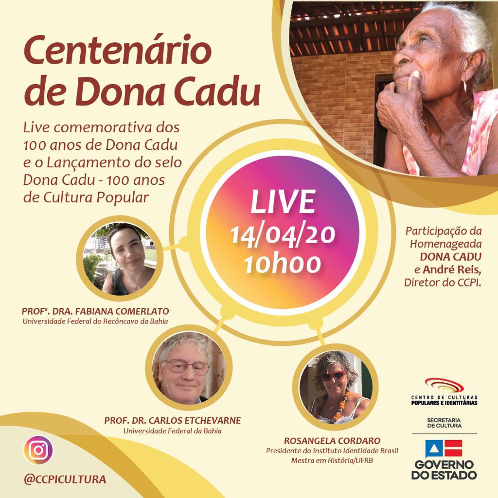 Programação Dona Cadu