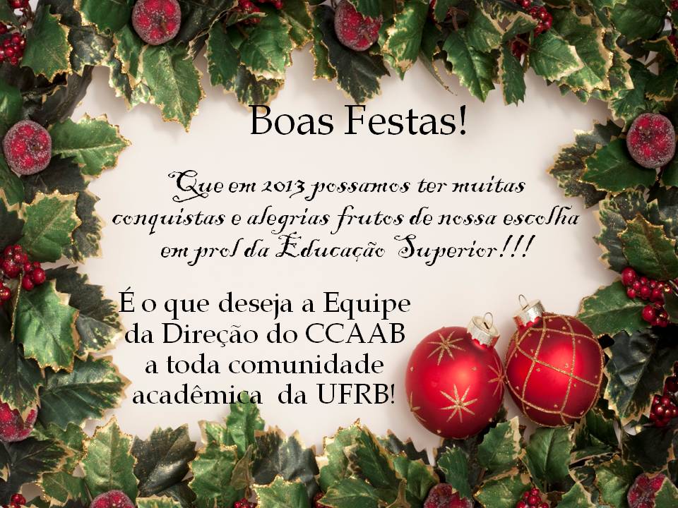 Boas Festas