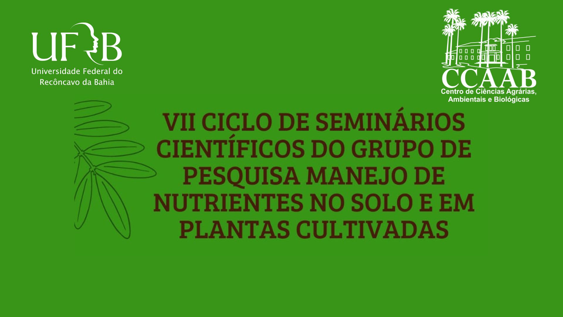 VII Ciclo de Seminários Científicos