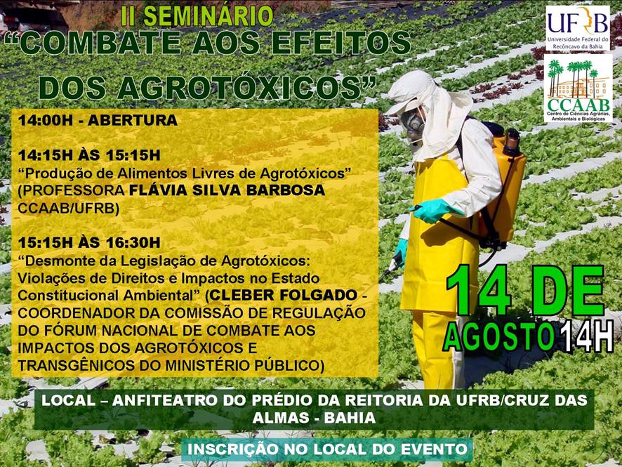 Cartaz II Seminário Combate aos efeitos