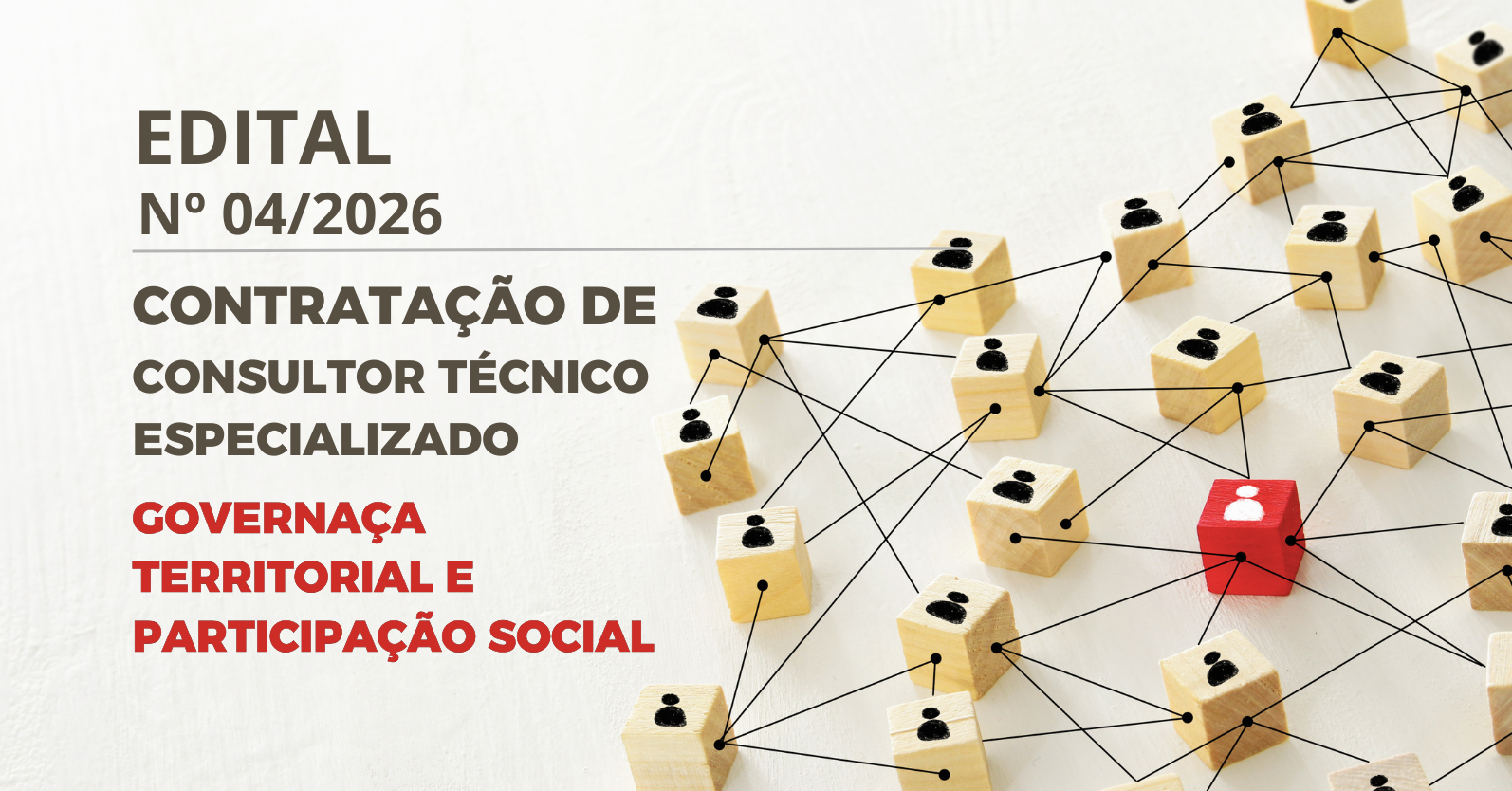 Edital nº 04/2026 - Seleção para contratação de Consultor Técnico Especializado (Governança Territorial e Participação Social)
