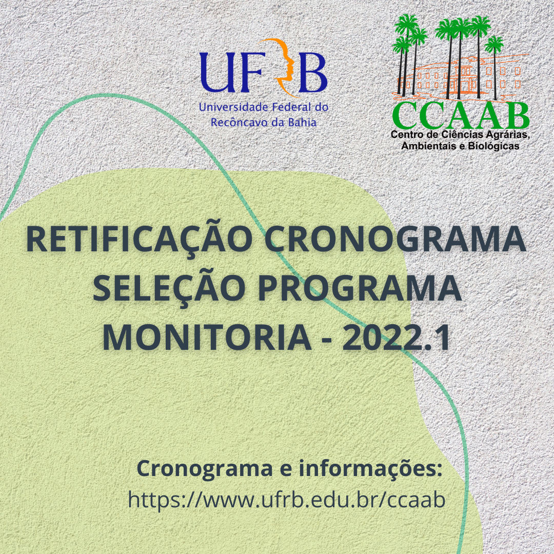 PROGRADUFRB SELEÇÃO DE DISCENTES PARA O PROJETO DE TUTORIA POR PARES BOLSISTAS REMUNERADOS E VOLUNTÁRIOS 3