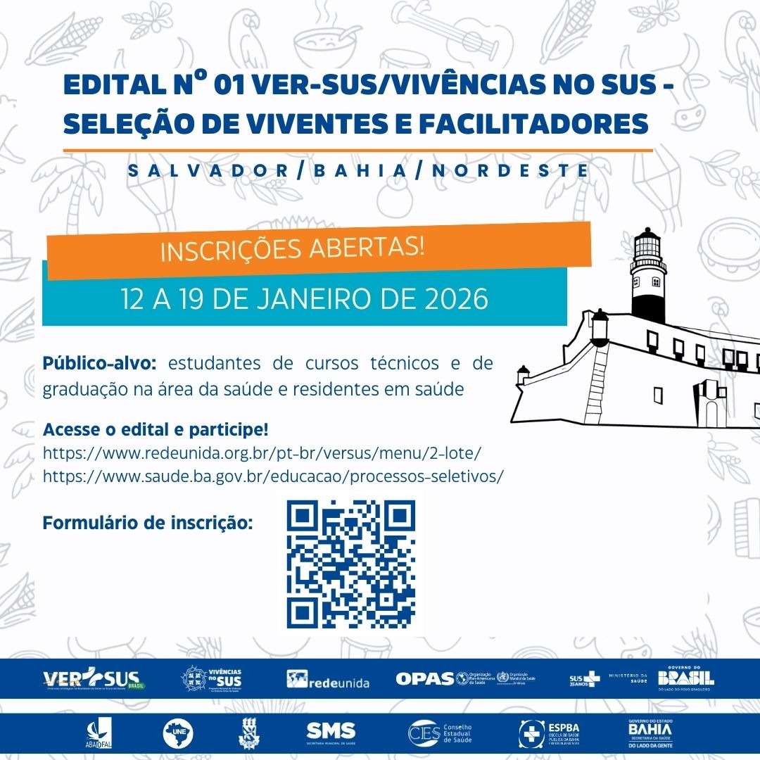 Processo Seletivo VER-SUS/Bahia: Oportunidade para Estudantes e Residentes