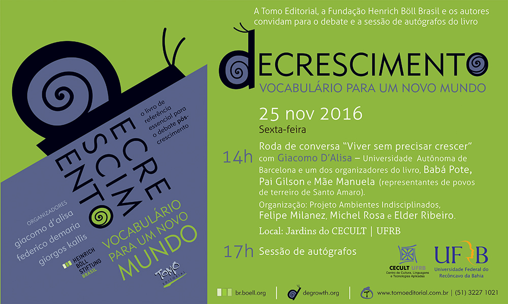 Decrescimento convite UFRB BAHIA