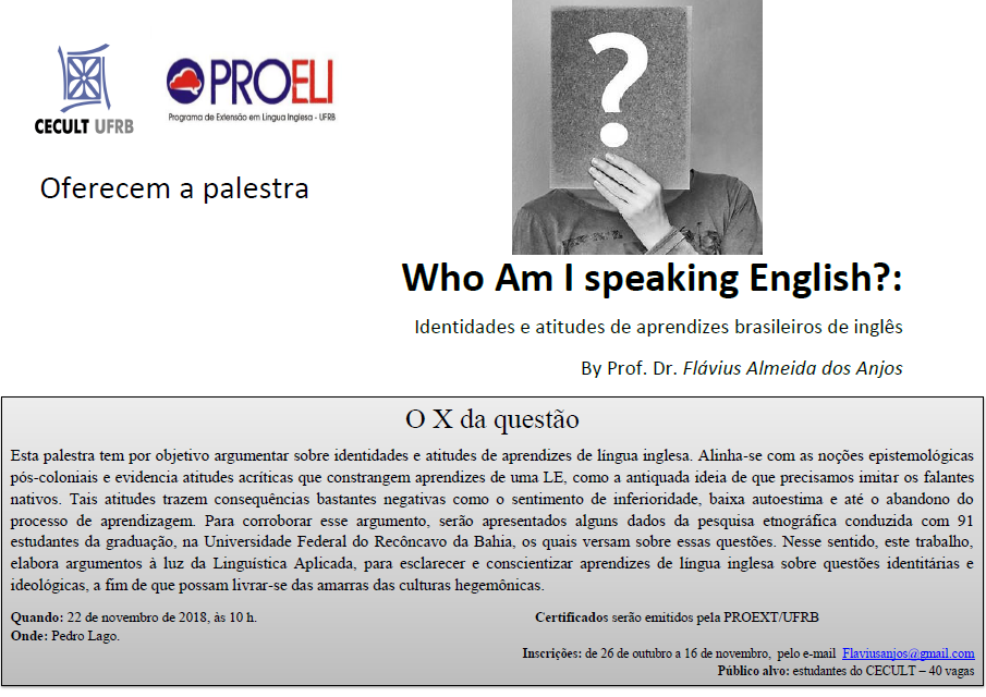 Palestra ingles