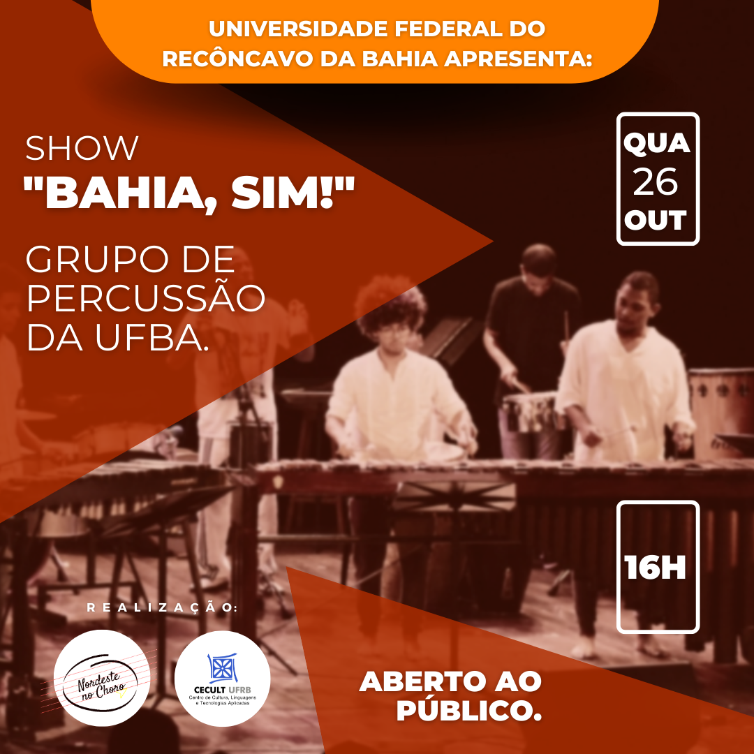 Universidade Federal do Recôncavo da Bahia apresenta Rodrigo Heringer Costa