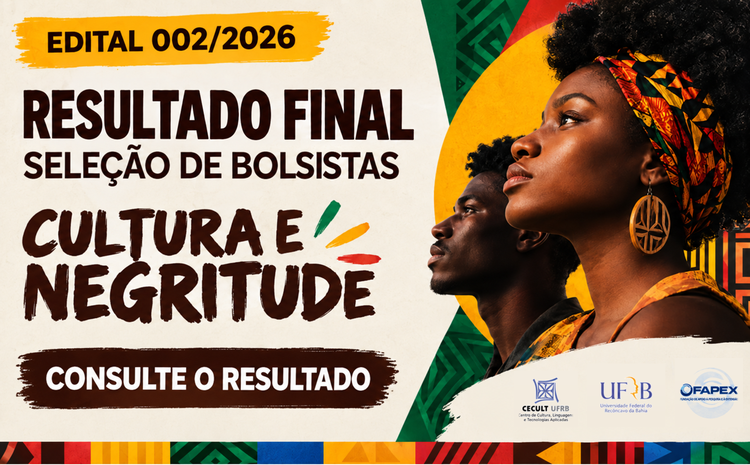 CECULT divulga resultado final da seleção de bolsistas do Cultura e Negritude