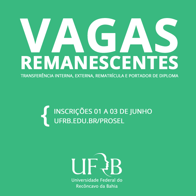 vagas remanescentes face insta