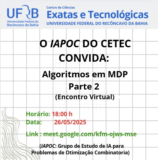 Algoritmos em MDP Parte 2