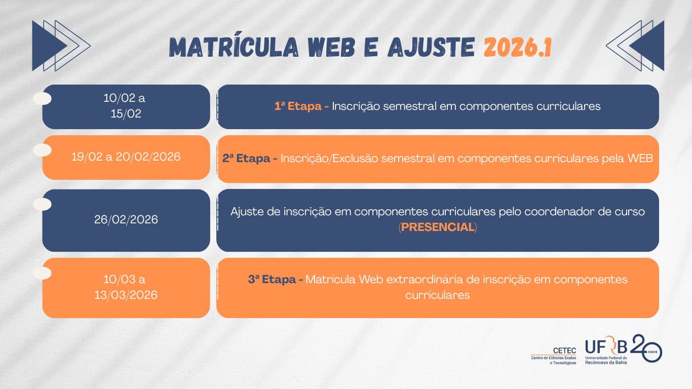 Matrícula Web 2026.1