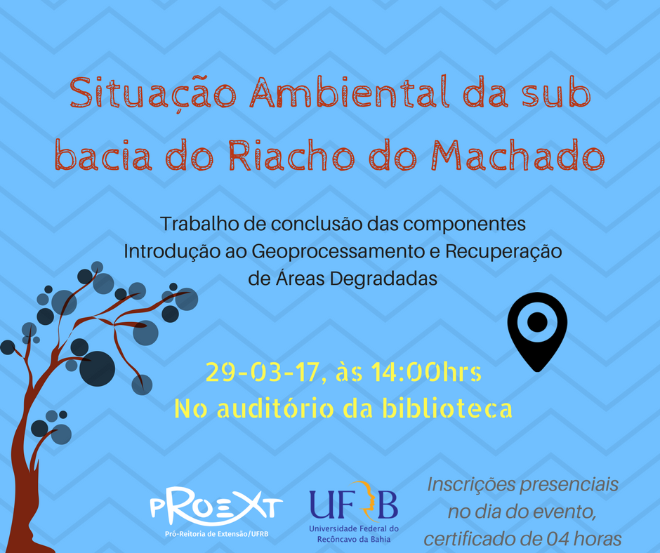 Trabalho de conclusão das componentes Introdução ao Geoprocessamento e Recuperação de Áreas Degradadas 1