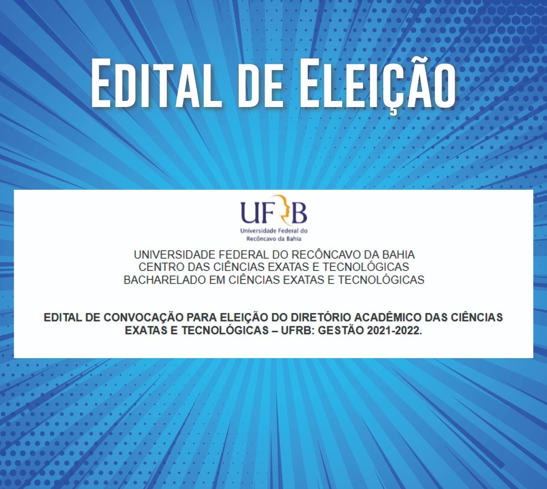 Eleição da Gestão do DACET 2021 2022