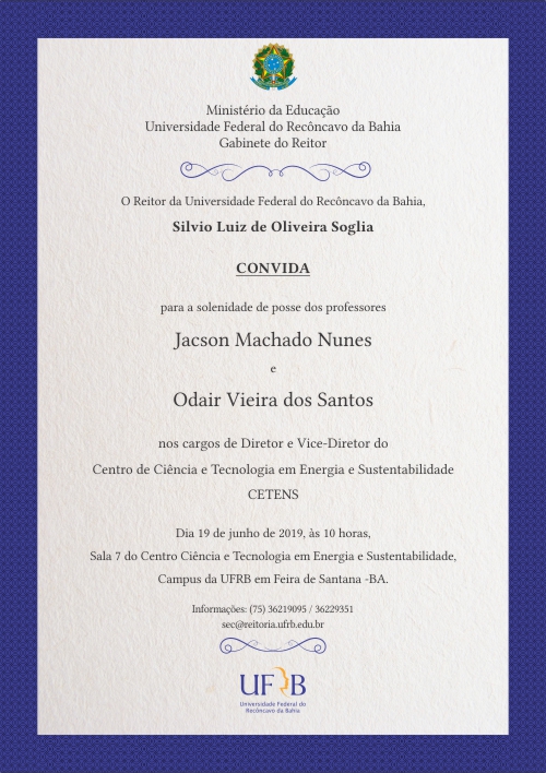 convite posse Cetens