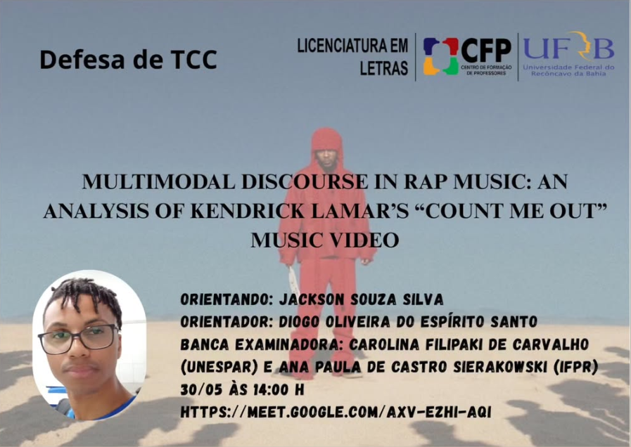 Defesa de TCC: Multimodal Discourse in Rap Music: An Analysis of Kendrick Lamar’s 