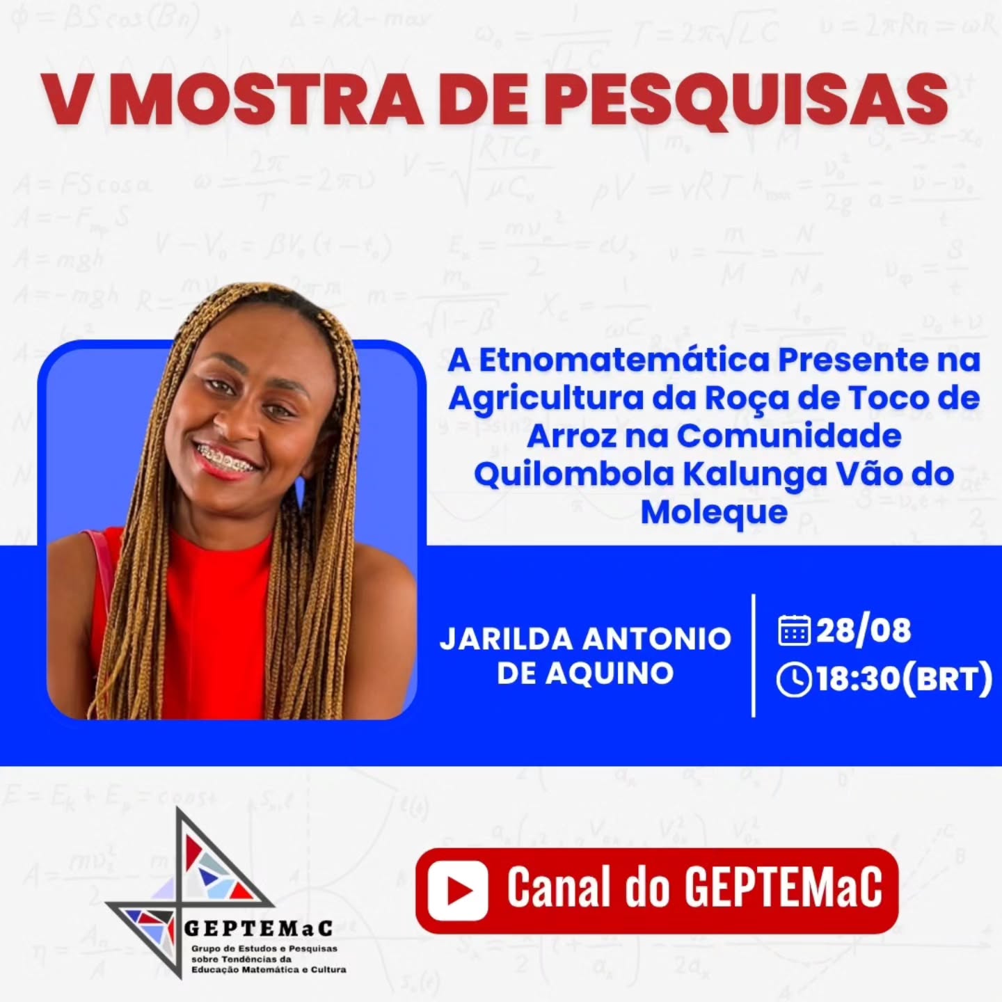 A Etnomatemática presente na agricultura da roça de toco de arroz na Comunidade Quilombola Kalunga Vão do Moleque