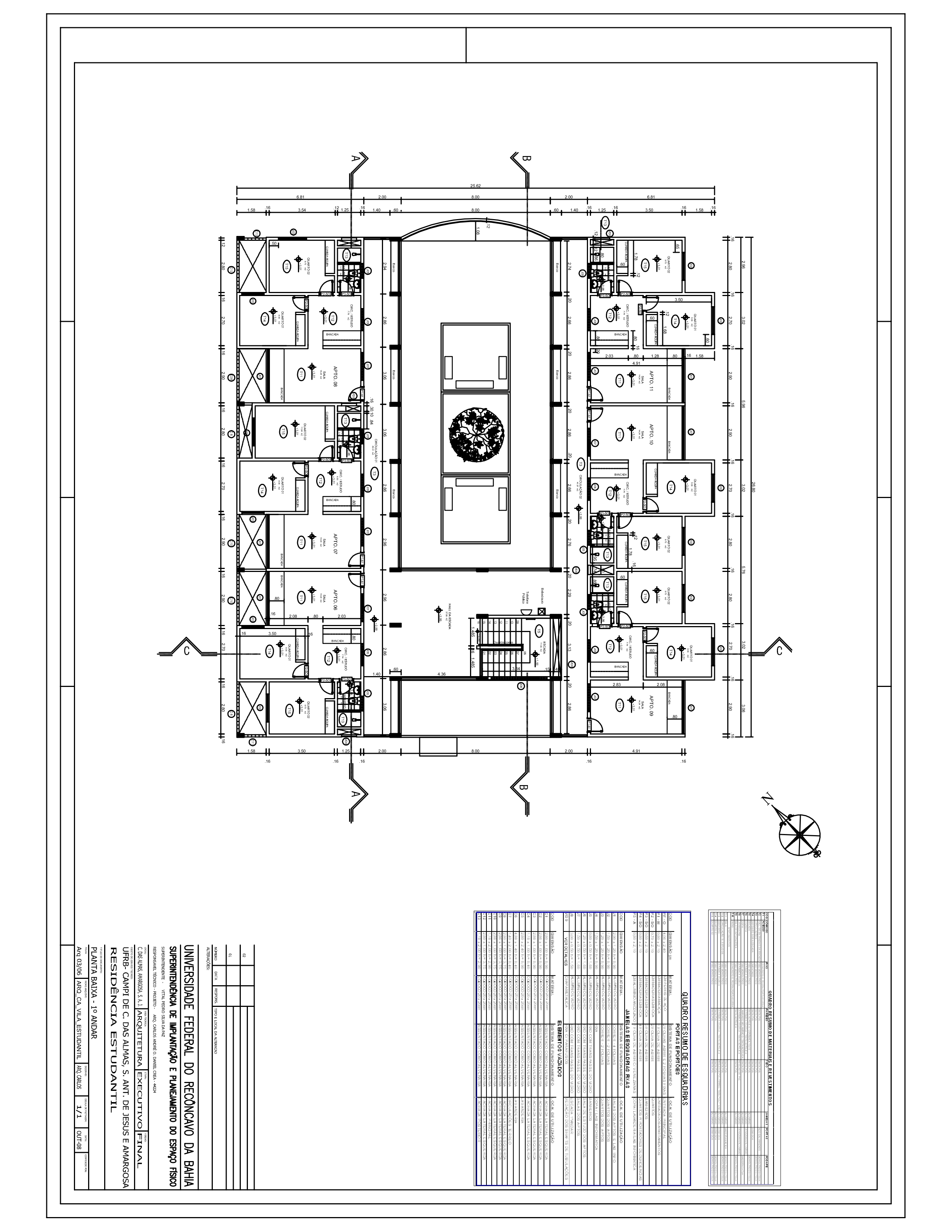 Residência Universitária - Térreo