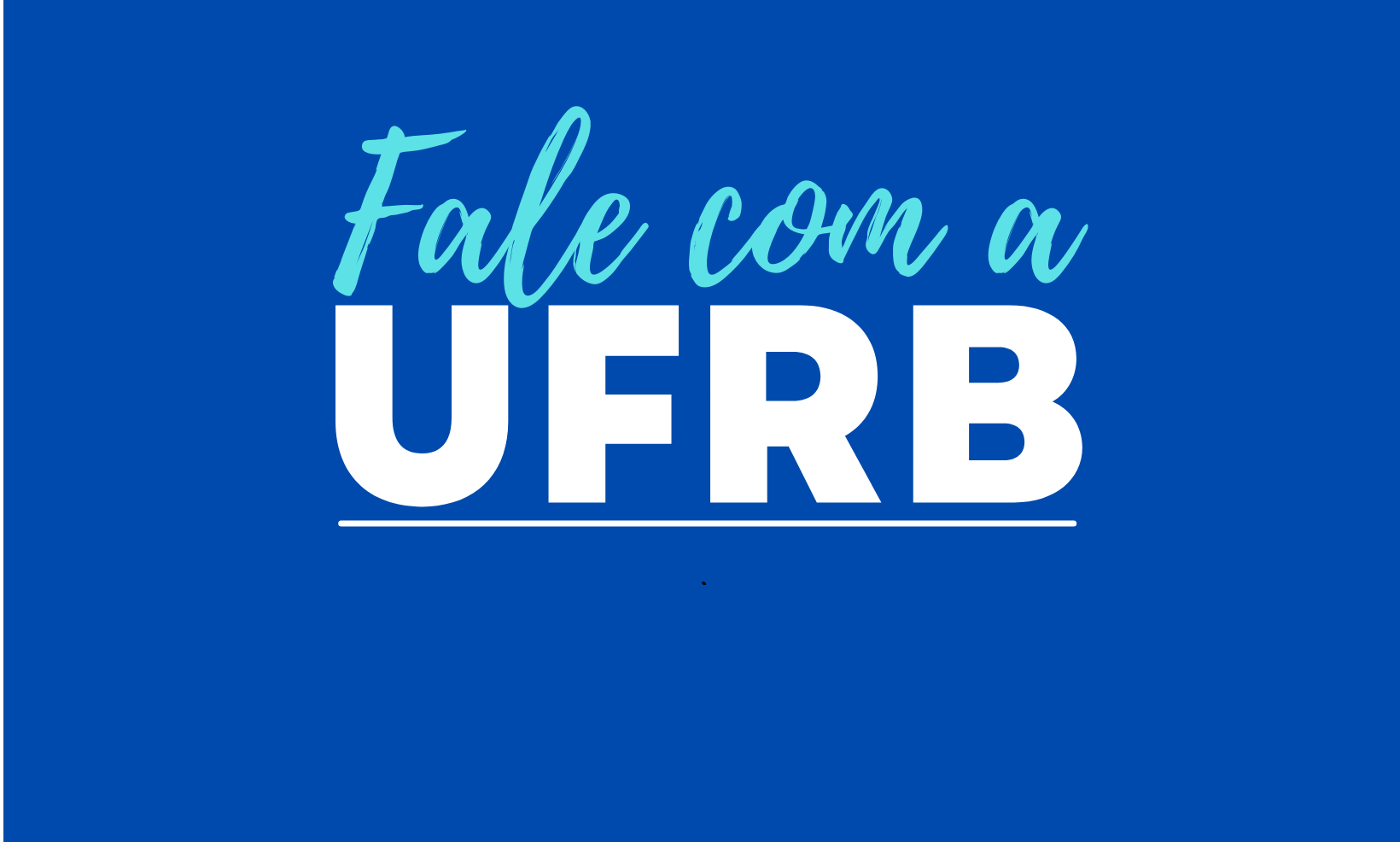 Fale com a UFRB