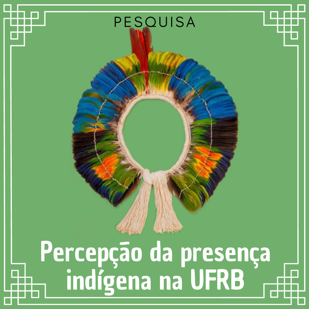 PESQUISA PRESENÇA INDIGENA UFRB BANNER