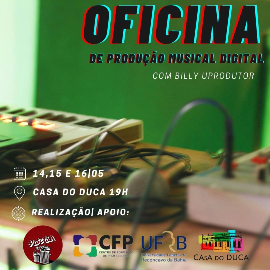 Oficina de Produção Musical Digital - Hip Hop Música e Autonomia 