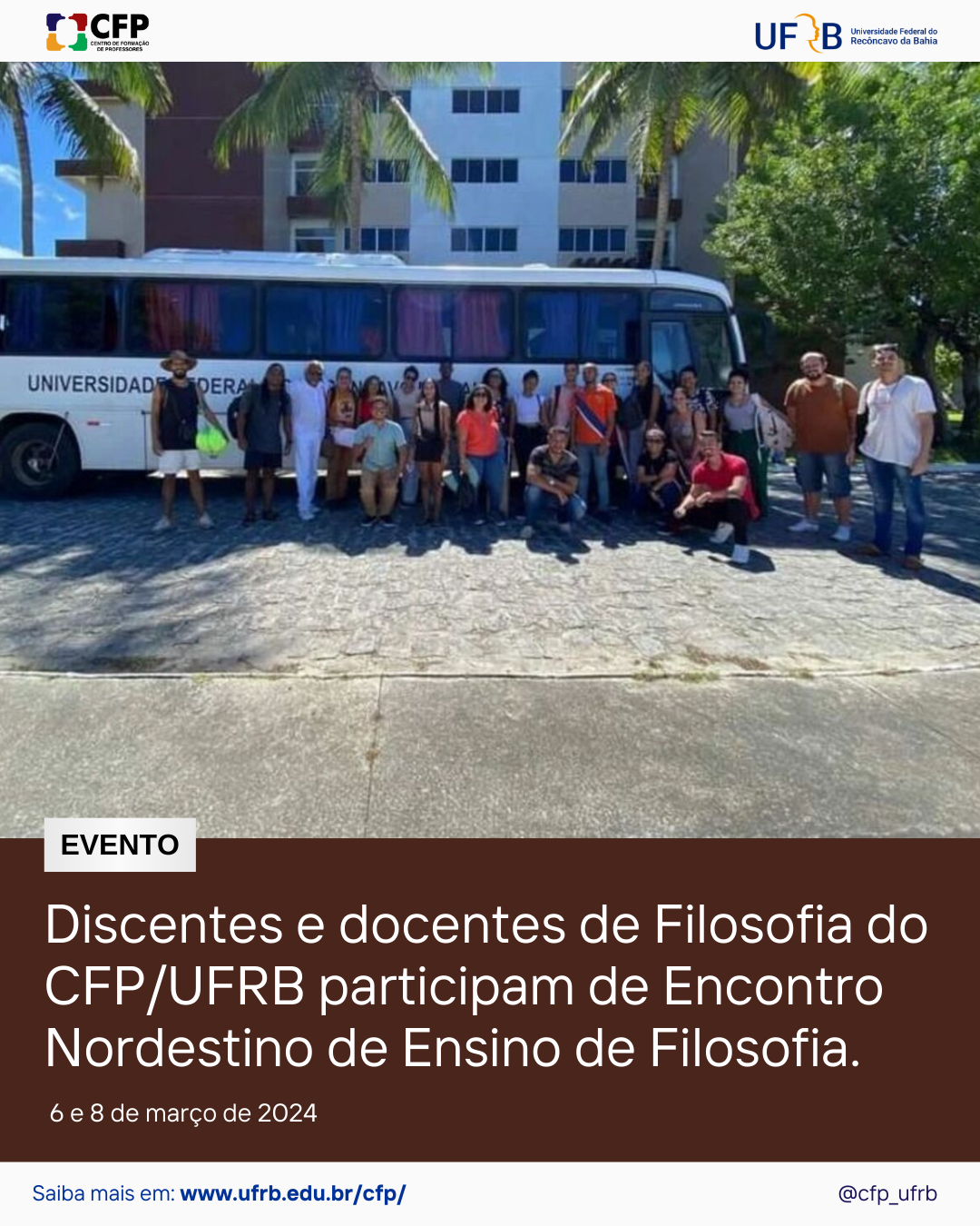 Descrição da imagem: Em close, uma mão feminina realizando anotações com uma caneta preta em uma prancheta com folhas em branco. A mulher está trajando um macacão de segurança na cor laranja. Na parte inferior, a legenda na cor preta e fundo amarelo: UFRB define orientações para visitas técnicas no âmbito dos cursos de graduação.