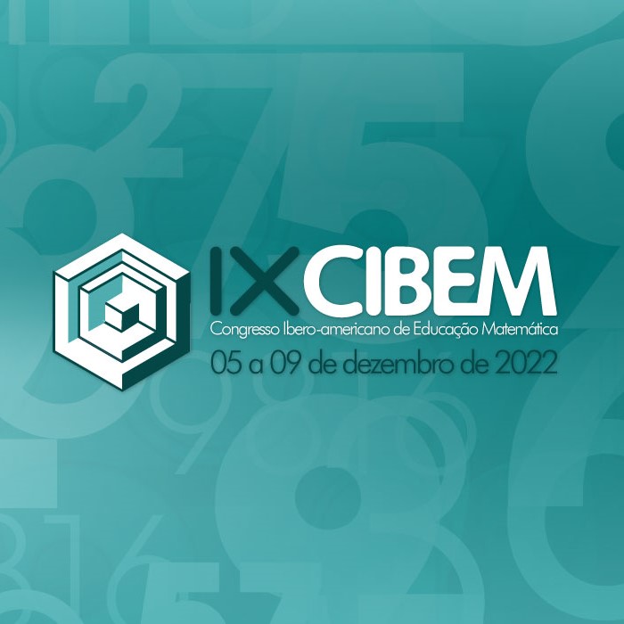 IX Congresso Ibero-Americano de Educação Matemática - CIBEM (05-09/12/2022