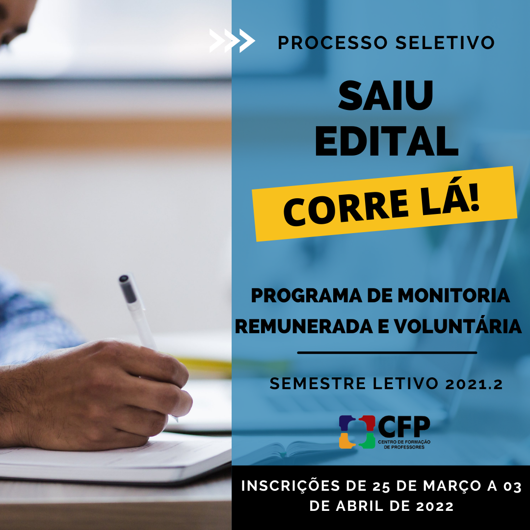 edital monitoria 23 03 2022