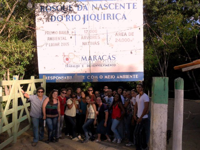 Visita técnica orientada à Mineradora Vanádio de Maracás S/A dos alunos e professores do curso de Licenciatura em Química do CFP/UFRB