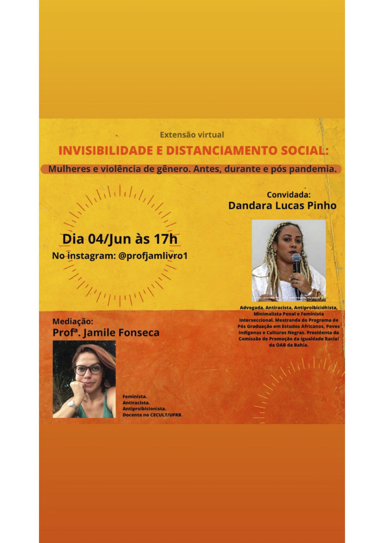 Invisibilidade e distanciamento social: antes, durante e pós pandemia