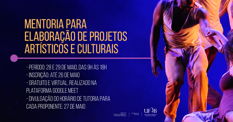 Mentoria para elaboração de projetos artísticos e culturais