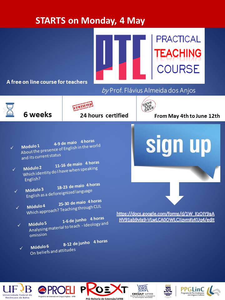 Practical Teaching Course - Curso de Inglês Online