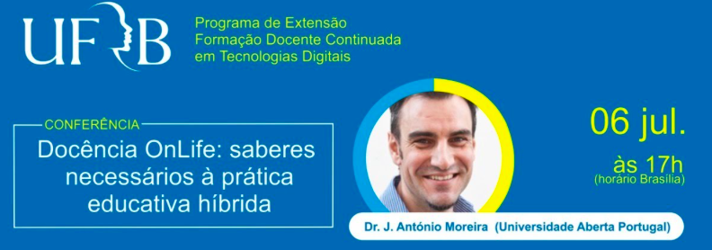 Conferência online: Docência OnLife - saberes necessários à prática educativa híbrida 