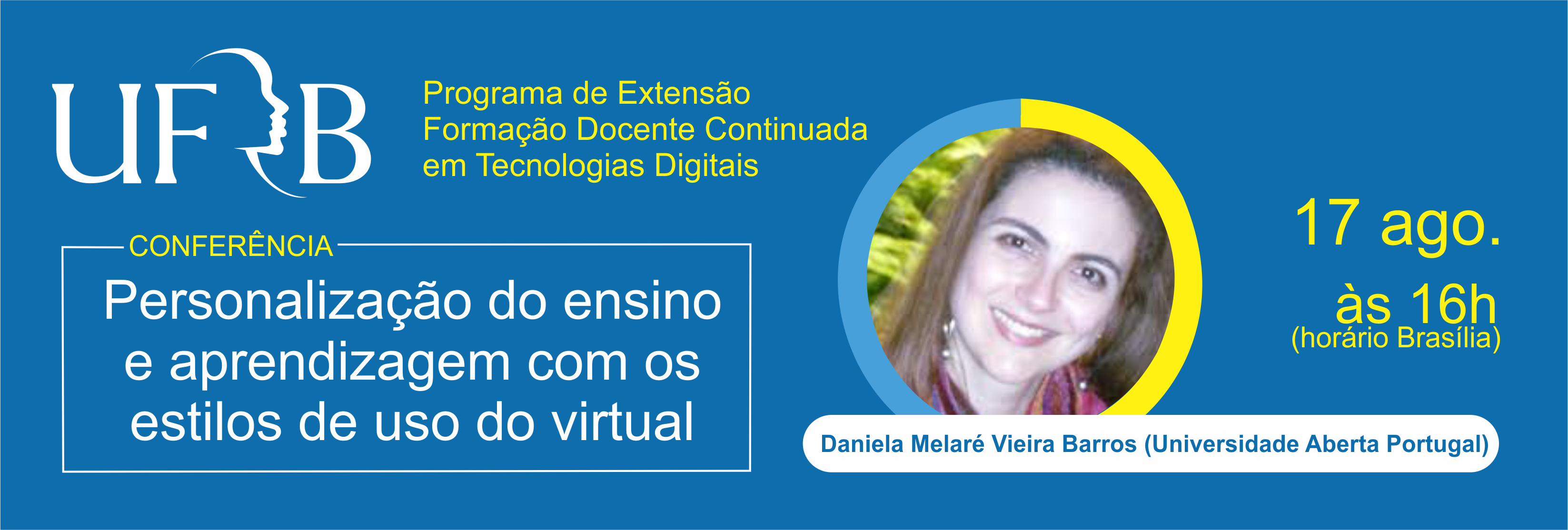 Conferência online: Personalização do ensino e aprendizagem com os estilos de uso do virtual