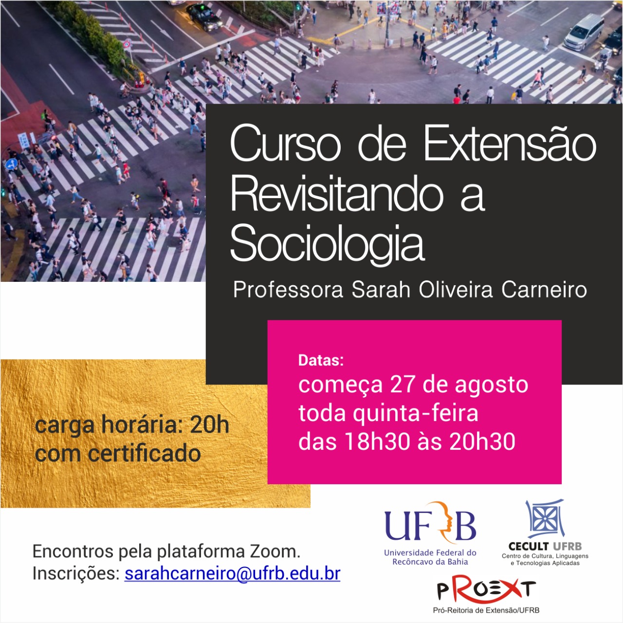 Curso de Extensão Revisitando a Sociologia