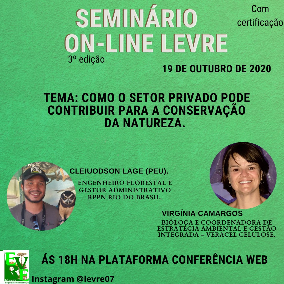 Seminário ON-LINE LEVRE – 3a  Edição