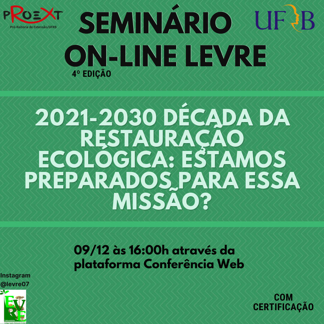 Seminário ON-LINE LEVRE – 4a  Edição