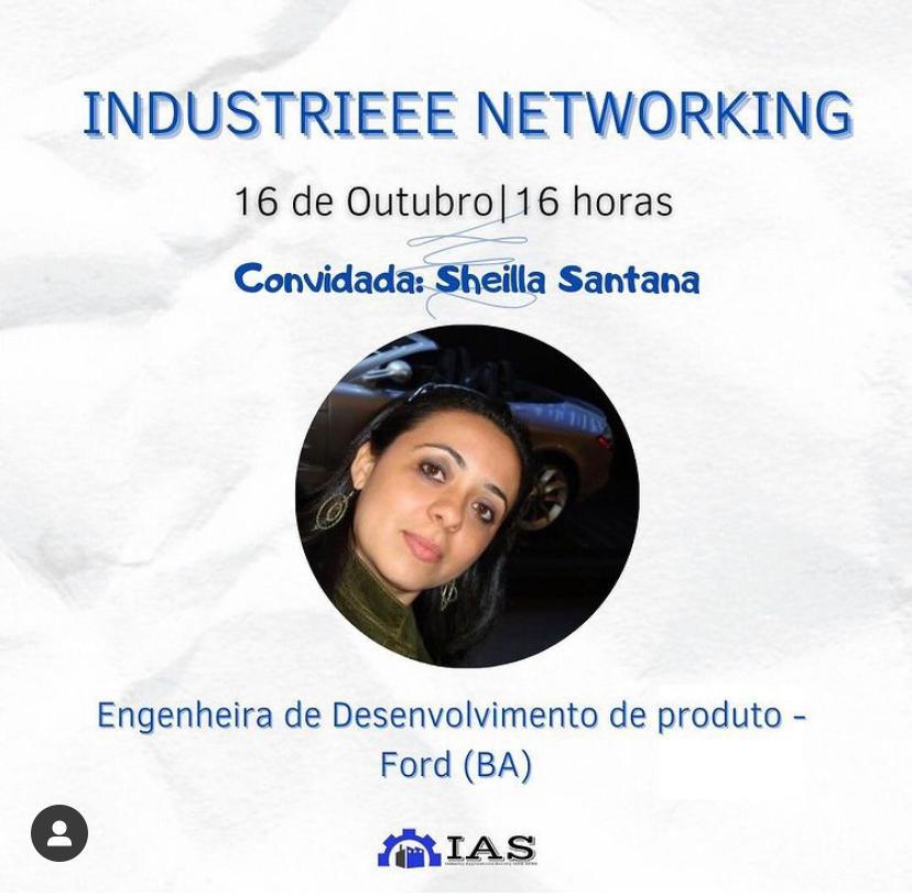 IndustrIEEE Networking do projeto de extensão IAS outubro 2020