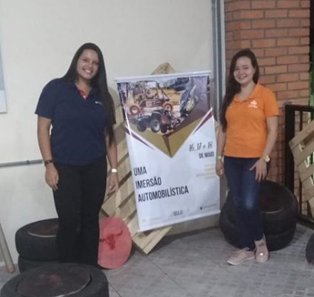 Participação das representantes estudantis no Baja Week maio 2019