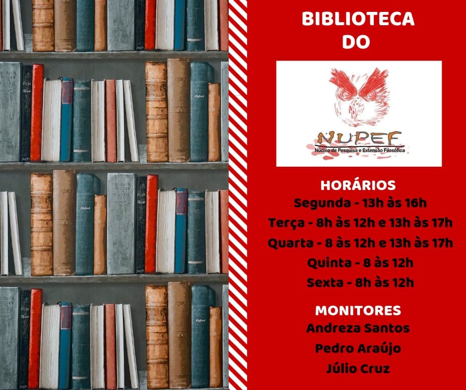 Biblioteca do NUPEF 14 07 2019