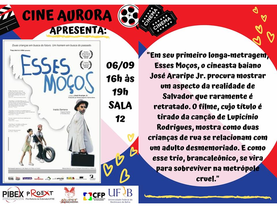 Projeto de Extensão Cine Aurora 02 09 2019