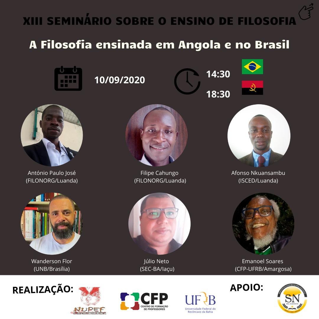 VII Seminário sobre Ensino de Filosofia Setembro 2020