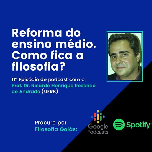 Entrevista Prof. Ricardo Andrade Cícero Filosofia UFG Cidade de Goiás