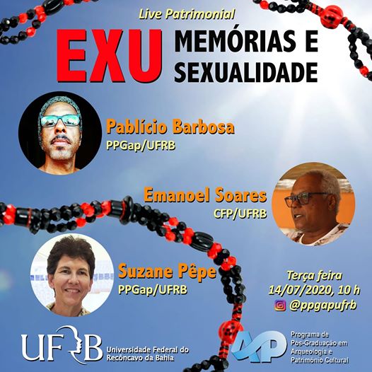 Evento Palestrante Prof. Emanoel Julho Live Exu