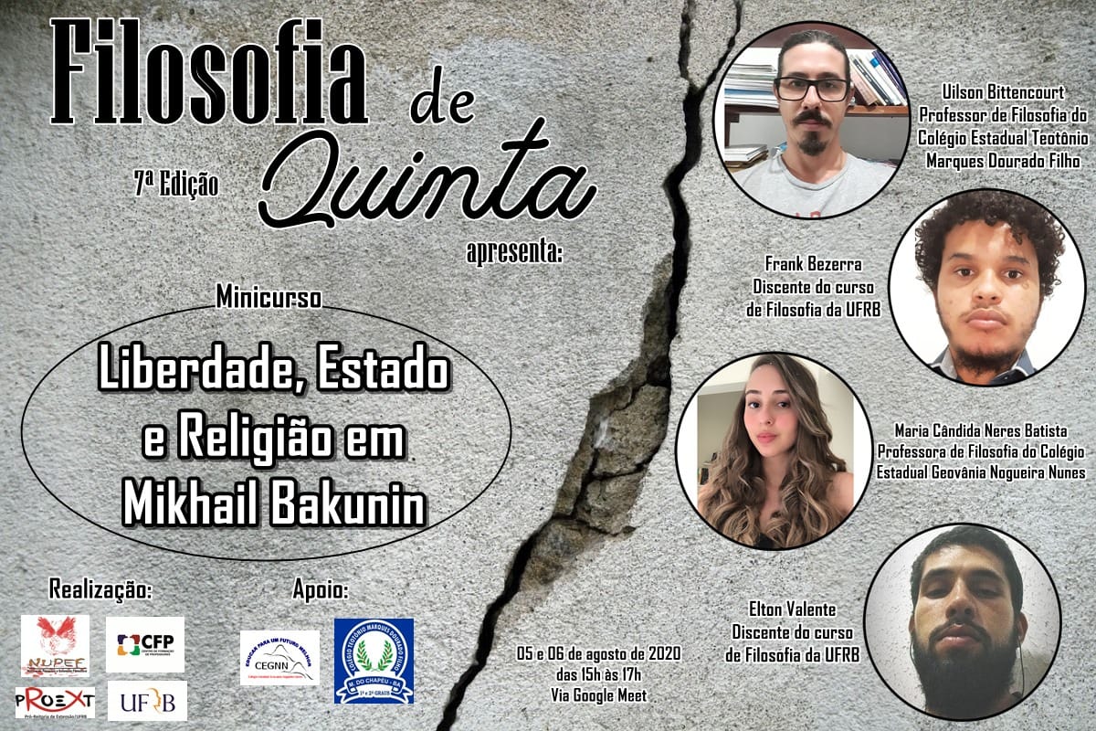 Evento Prof. Ricardo Filosofia de Quinta 7 ed