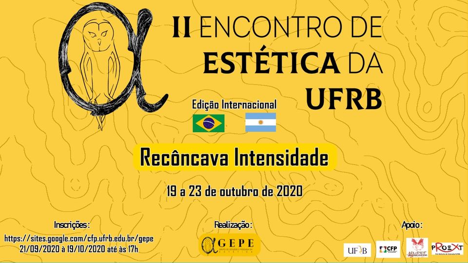 II Encontro de Estética da UFRB 2020