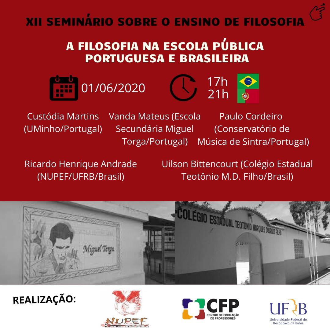 XII Seminário sobre Ensino de Filosofia I